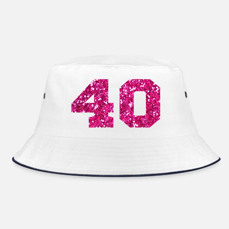 Numéro 40 paillettes rose - 40e anniversaire Bob