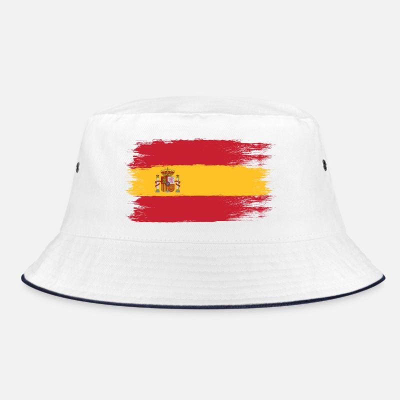 Drapeau espagnol, Viva Spain, symbole d’unité - Bob - blanc/marine