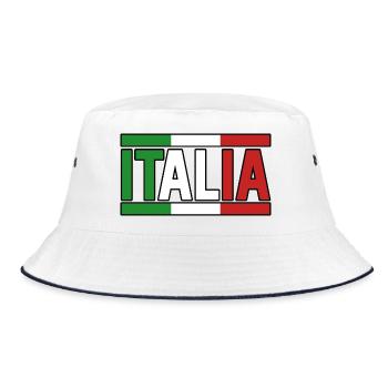 Italie Italien Italien Italie - Bob - blanc/marine - Devant