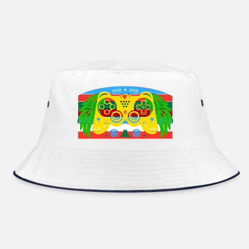Vintage Retro Gaming Controller Bucket Hat