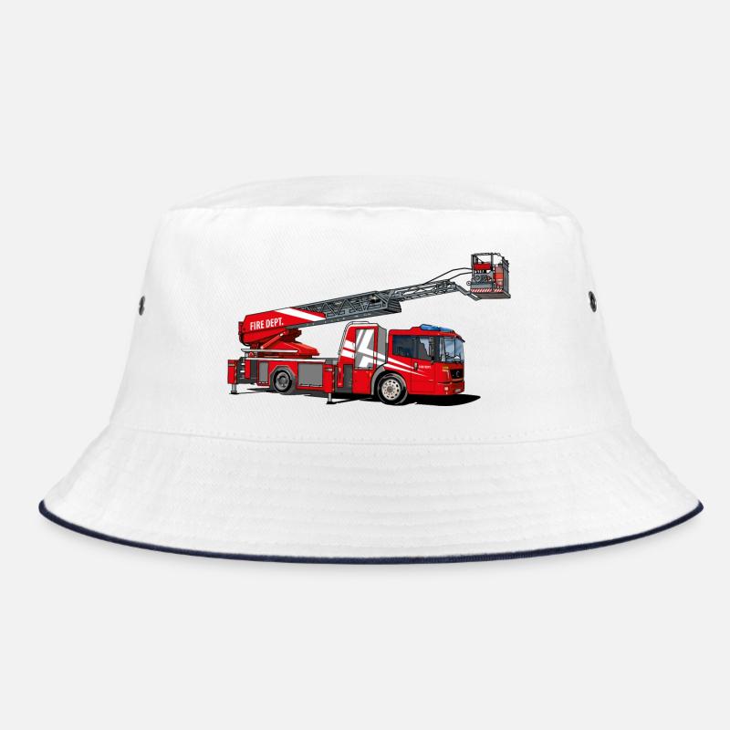 Fire brigade with ladder Bucket Hat