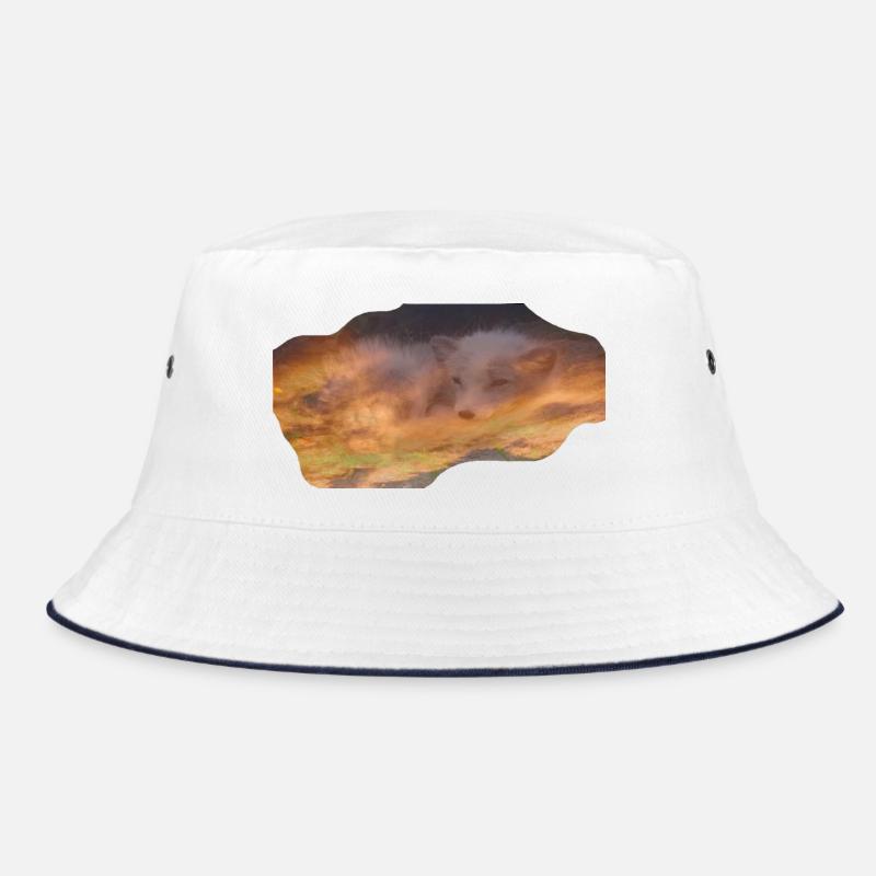 träumender Polarfuchs Bucket Hat