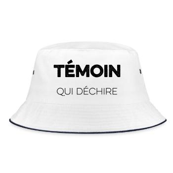 Témoin Qui Déchire - Bob - blanc/marine - Devant