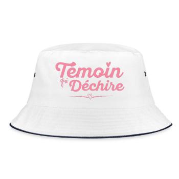 Témoin Qui Déchire - Bob - blanc/marine - Devant