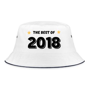 Das Beste aus 2018 - Bucket Hat - Weiß/Navy - Vorne