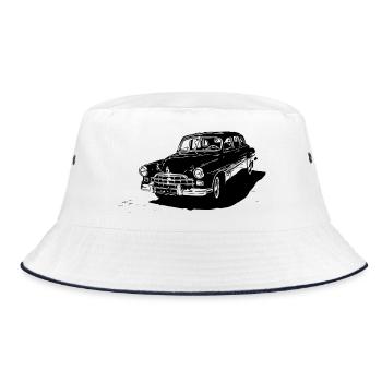 Classic Drive - Bucket Hat - white/navy - Front