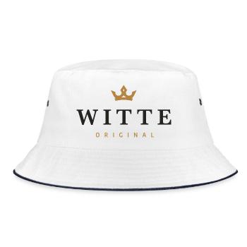 Witte Original Familienlogo - Bucket Hat - Weiß/Navy - Vorne