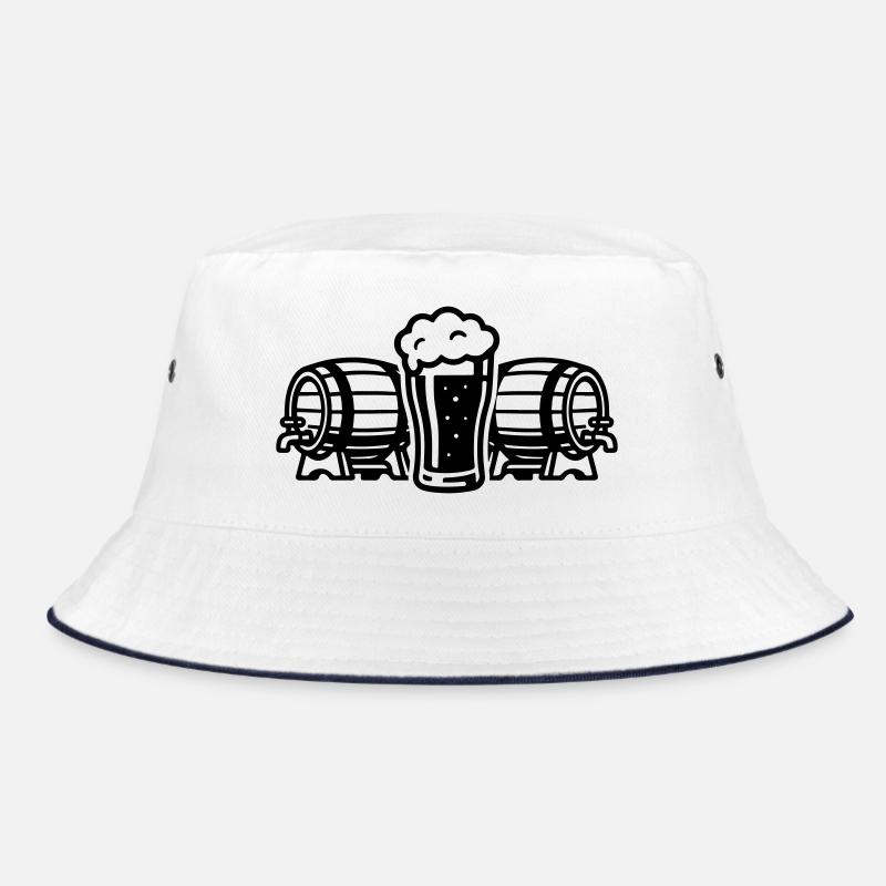 Bier Bierfass Bierglas Bucket Hat