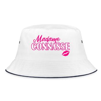Annoying Shit Shit Funny Funny Lady Girl - Bucket Hat - white/navy - Front