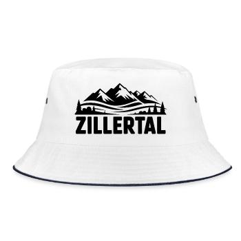 Zillertal - Souvenir Design - Bob - blanc/marine - Devant