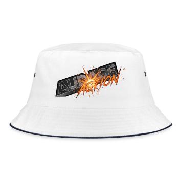 Audace et action - Bucket Hat - white/navy - Front