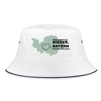 Lower Bavaria | DINGOLFING-LANDAU - Bucket Hat - white/navy - Front