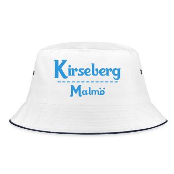 Kirseberg – Malmö Sky Blue Design - Bucket Hat - white/navy - Front