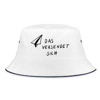 This is sent - Bucket Hat - white/navy - Front