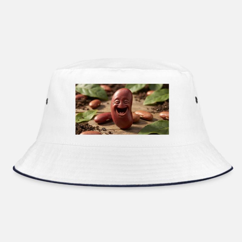 Chickbean Laughing Bean Bucket Hat