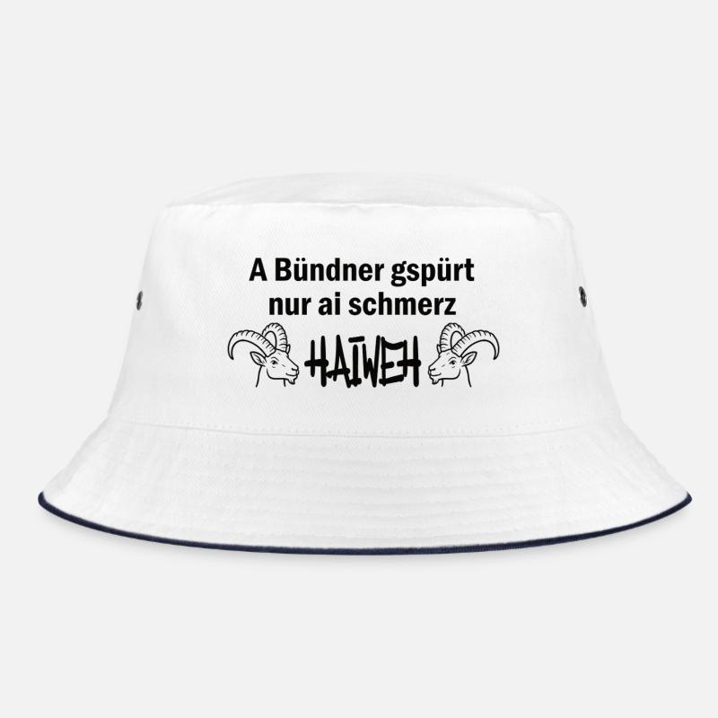 Graubünden only feels ai schmärz haiweh Bucket Hat