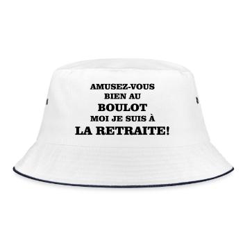 La retraite  - Bob - blanc/marine - Devant
