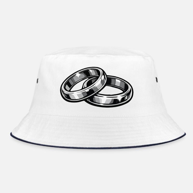 Wedding Rings Wedding Rings Bucket Hat