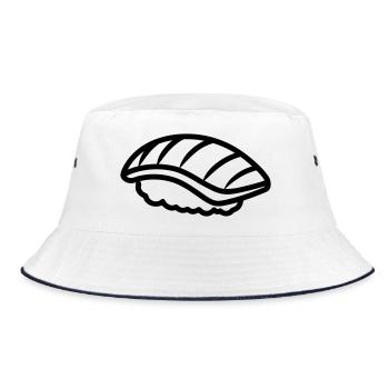 sushi - Bucket Hat - white/navy - Front