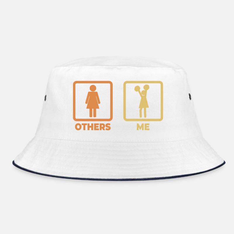 Cheerleading Strichfiguren Bucket Hat