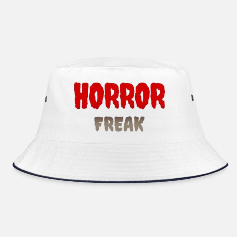 Horror Freak Graphic Print Bucket Hat