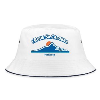 I Rode Sa Calobra Mallorca Cycling Elevation - Bucket Hat - white/navy - Front