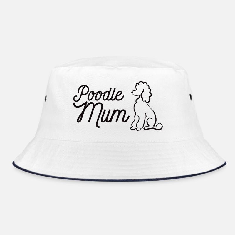Pudel Mum Silhouette & Script Bucket Hat
