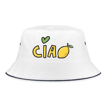 Ciao Lemon Bella Italia Sicilian Dolce Vita - Bob - blanc/marine - Devant