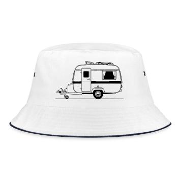 caravane - Bob - blanc/marine - Devant