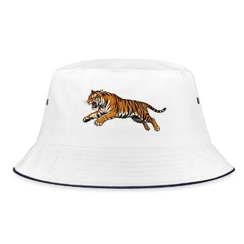 Style artistique rétro de Tiger - Bob - blanc/marine - Devant