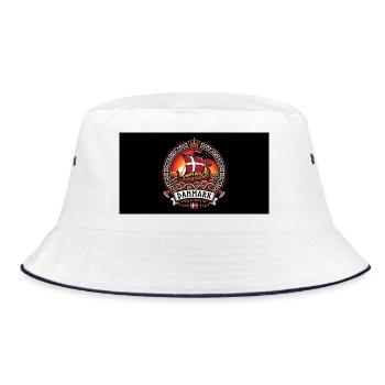 Danmark Viking Coast Heritage - Bucket Hat - Weiß/Navy - Vorne
