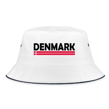 Drapeau du Danemark - Bob - blanc/marine - Devant
