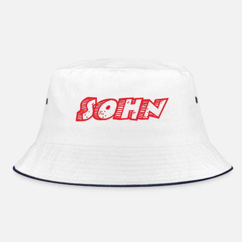 Son Retro Comic Letters Design Bucket Hat
