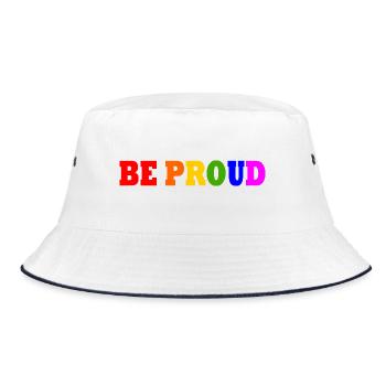 Be proud - Bob - blanc/marine - Devant