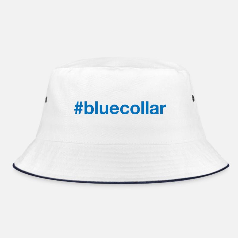 BLUE COLLAR Hashtag Bucket Hat