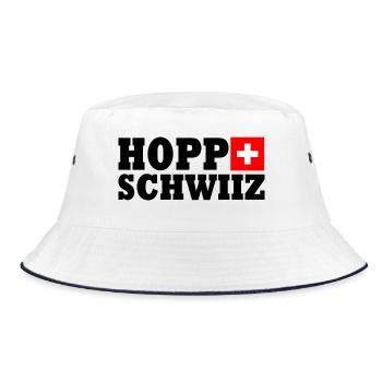 Hopp schwiiz - Bob - blanc/marine - Devant