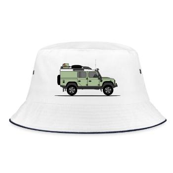 Defender 110 Offroad - Bob - blanc/marine - Devant