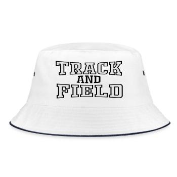 Track and Field - Bucket Hat - white/navy - Front