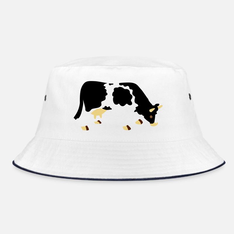 Kuh mit Löchern Bucket Hat
