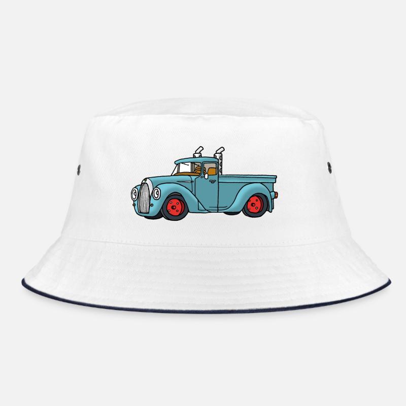 Pick Up - Bucket Hat - white/navy