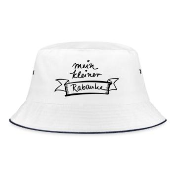 mein kleiner Rabauke - Bucket Hat - Weiß/Navy - Vorne