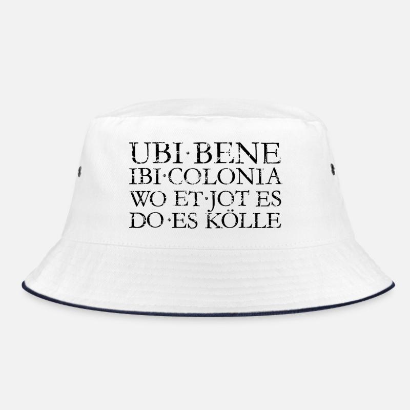 UBI BENE IBI COLONIA - Kölsch Köln Design Bucket Hat