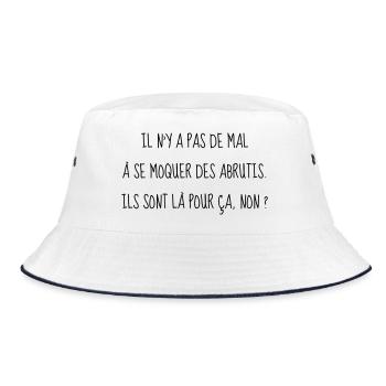 Cinéma / Citation / Série télé / Geek - Bob - blanc/marine - Devant