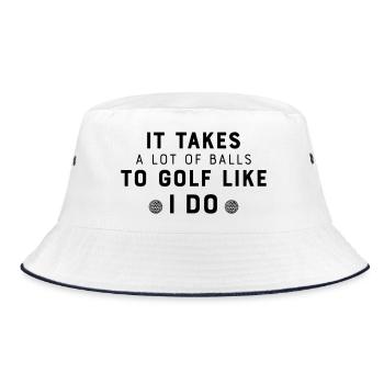 Style de vie golf - Bob - blanc/marine - Devant