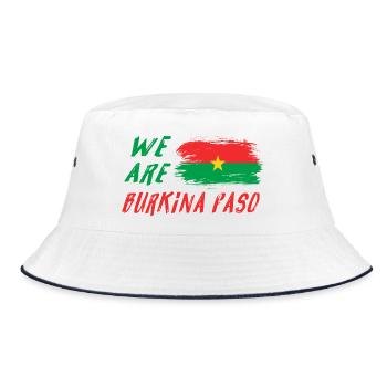 Nous sommes le Burkina Faso - Bob - blanc/marine - Devant