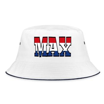 Max 33 for all race fans * - Bucket Hat - white/navy - Front
