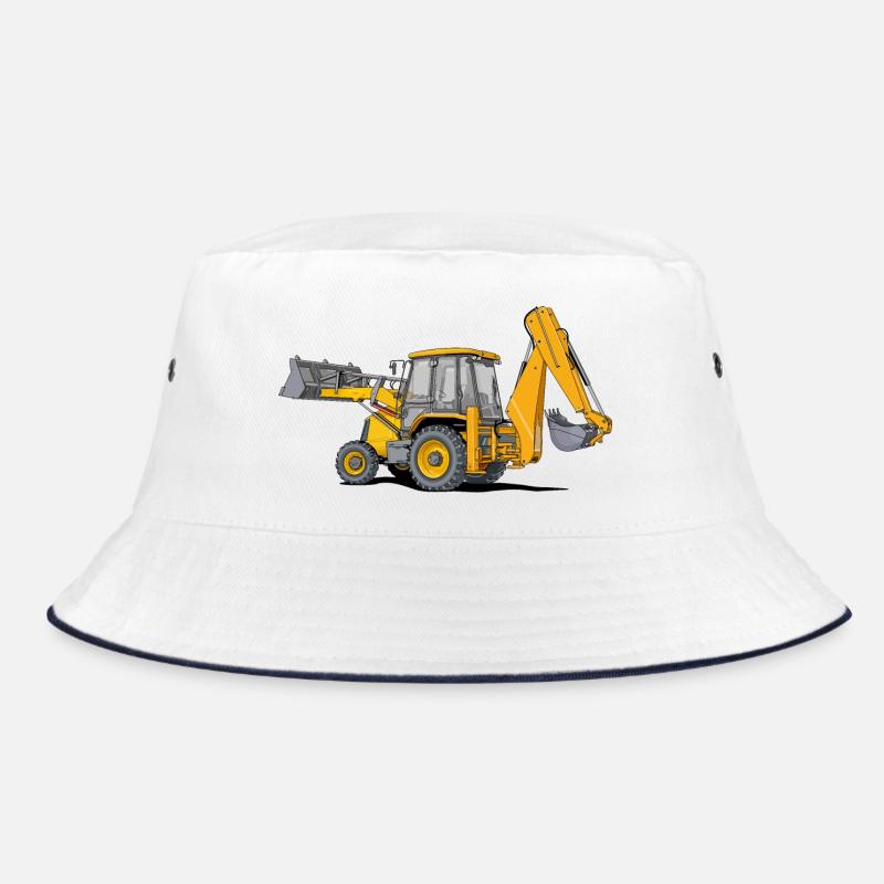 Backhoe Loader Tractor Bucket Hat