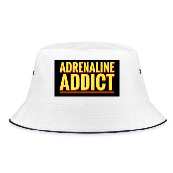 Annonce d’un accro à l’adrénaline - Bob - blanc/marine - Devant