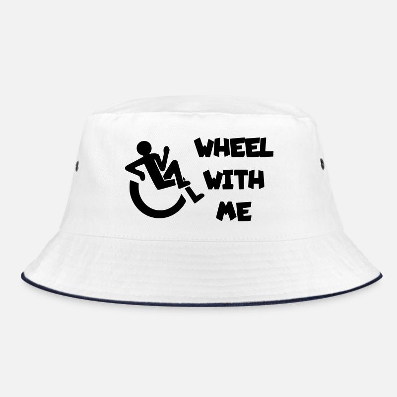 Rollen Sie mit mir in meinem Rollstuhl * Bucket Hat
