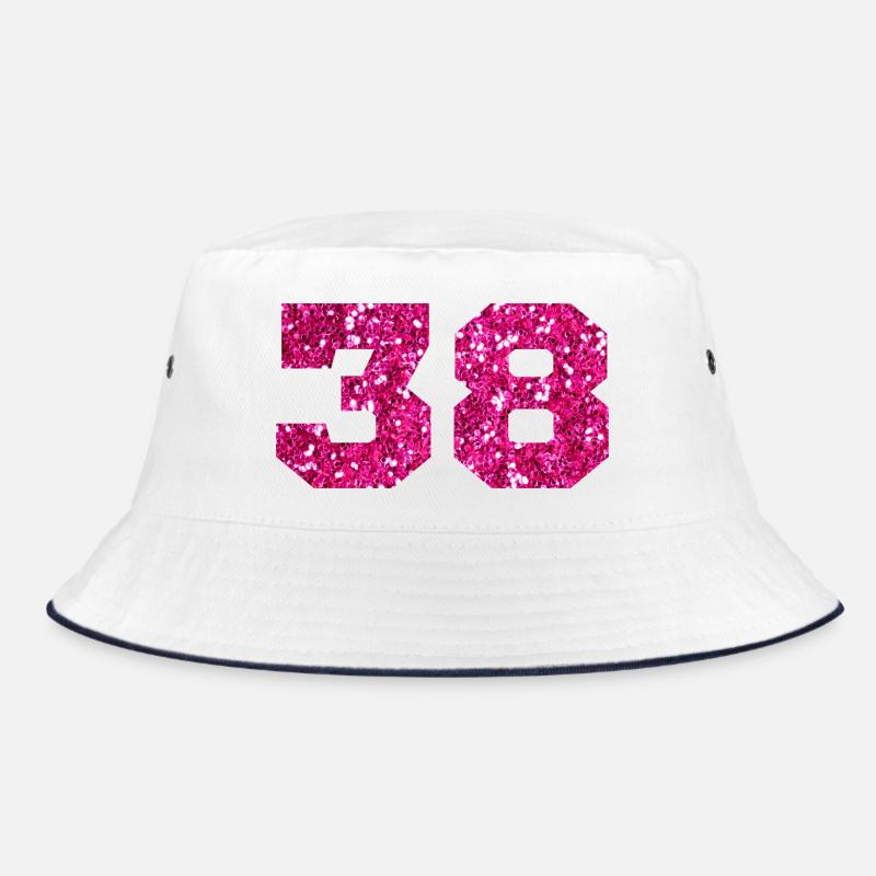 Nummer 38 Pink Glitter - 38. Geburtstag Bucket Hat